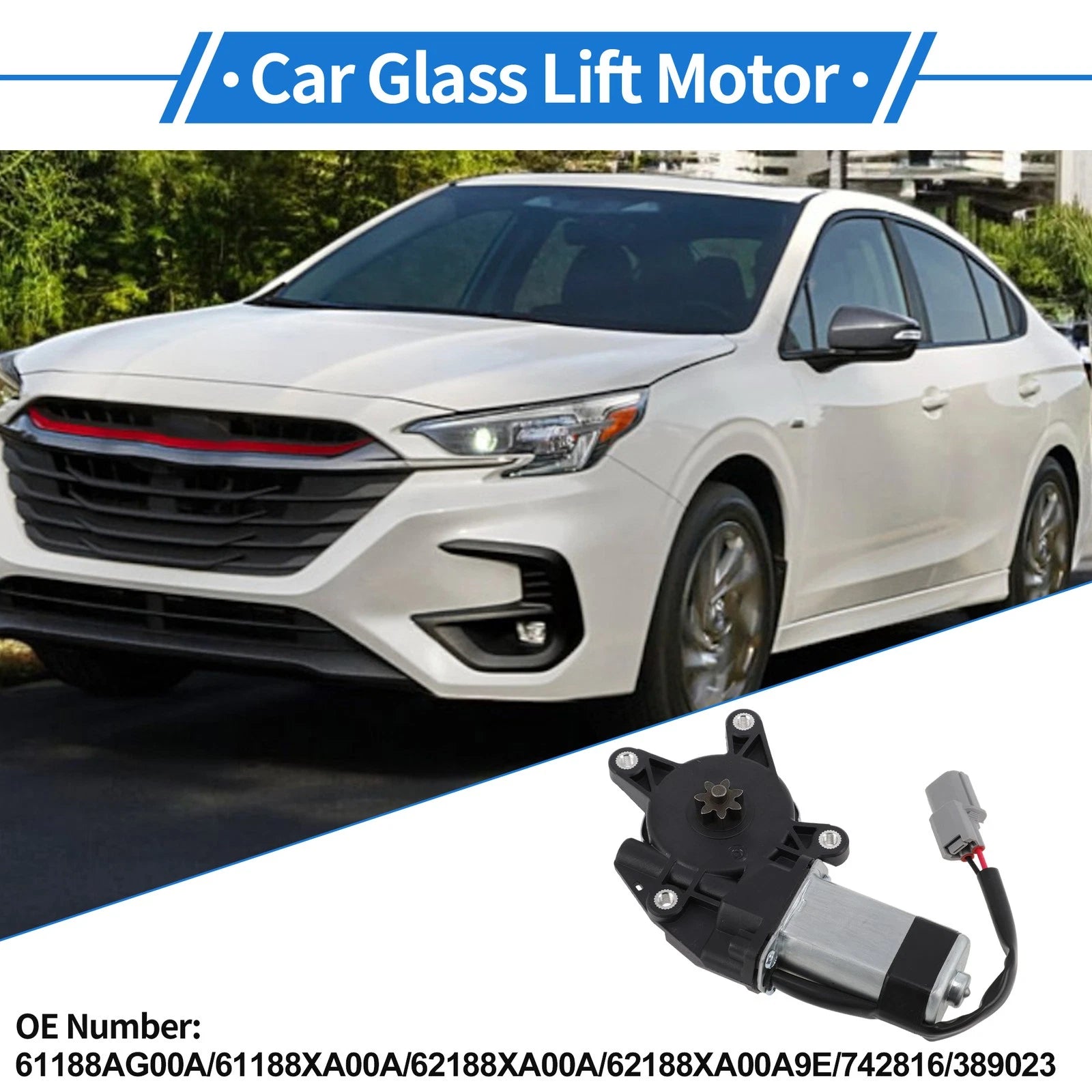 Front Right Power Window Regulator Lift Motor for Subaru Legacy (2005–2009)