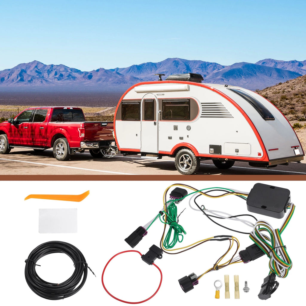 Trailer Wiring Harness Kit 4 Pin Set for Ford Transit-150 (2015–2022)