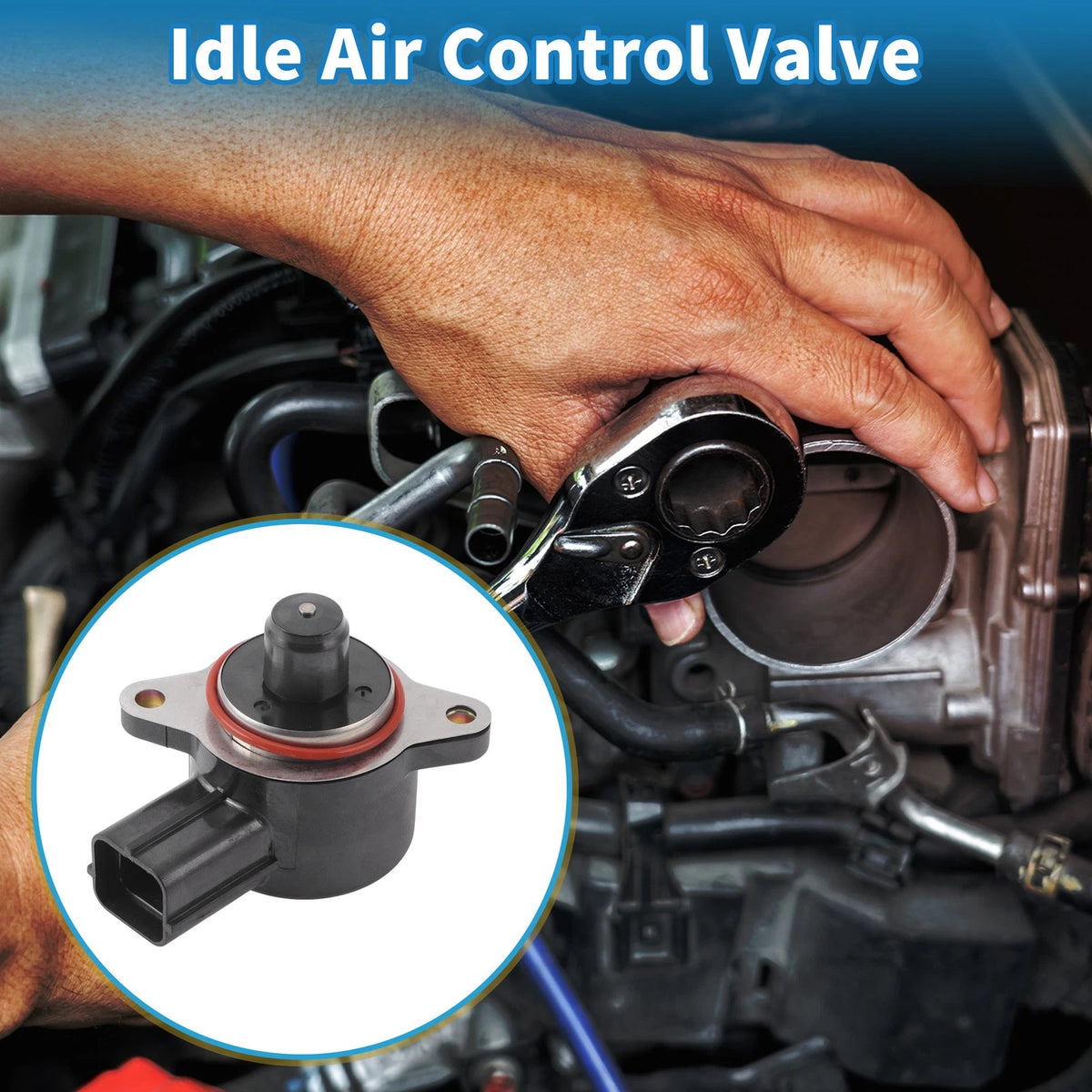 Idle Air Control Valve for Suzuki Aerio (2004–2007) No. 1813754G00