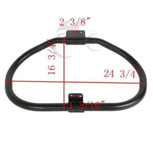 Black Engine Guard Highway Crash Bar for Harley Sportster XL XR (2004–2022)