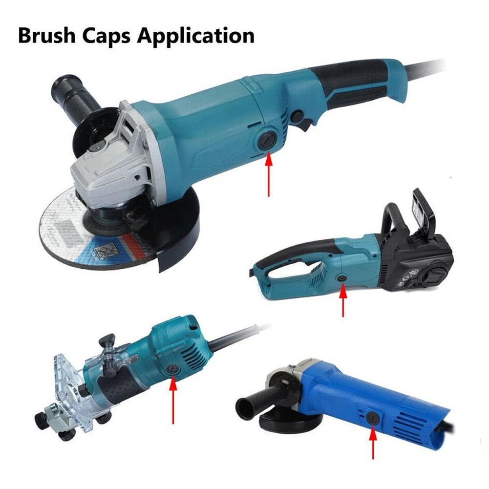 2Pcs Carbon Brush Holder Cap for