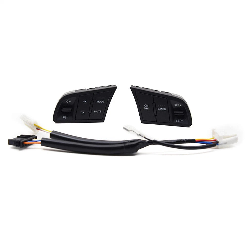 Left+Right Steering Wheel Cruise Volume Control Switch Kit For Kia Soul Forte