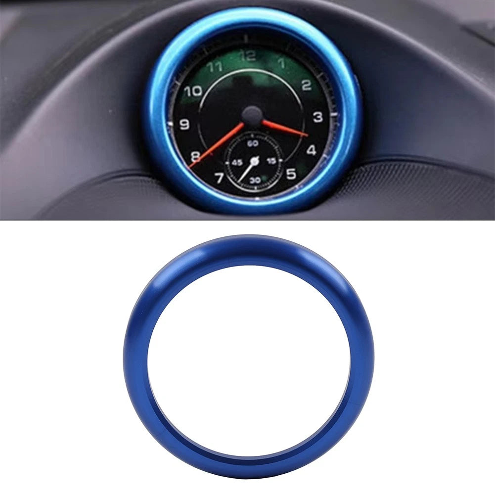Stopwatch Compass Clock Cover Ring for Porsche 911 718 Boxster Cayenne (2016–2023)