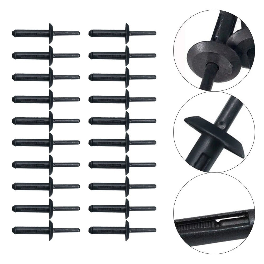 20X Nylon Trim Fasteners for Jeep Dodge (No Known Part Numbers)