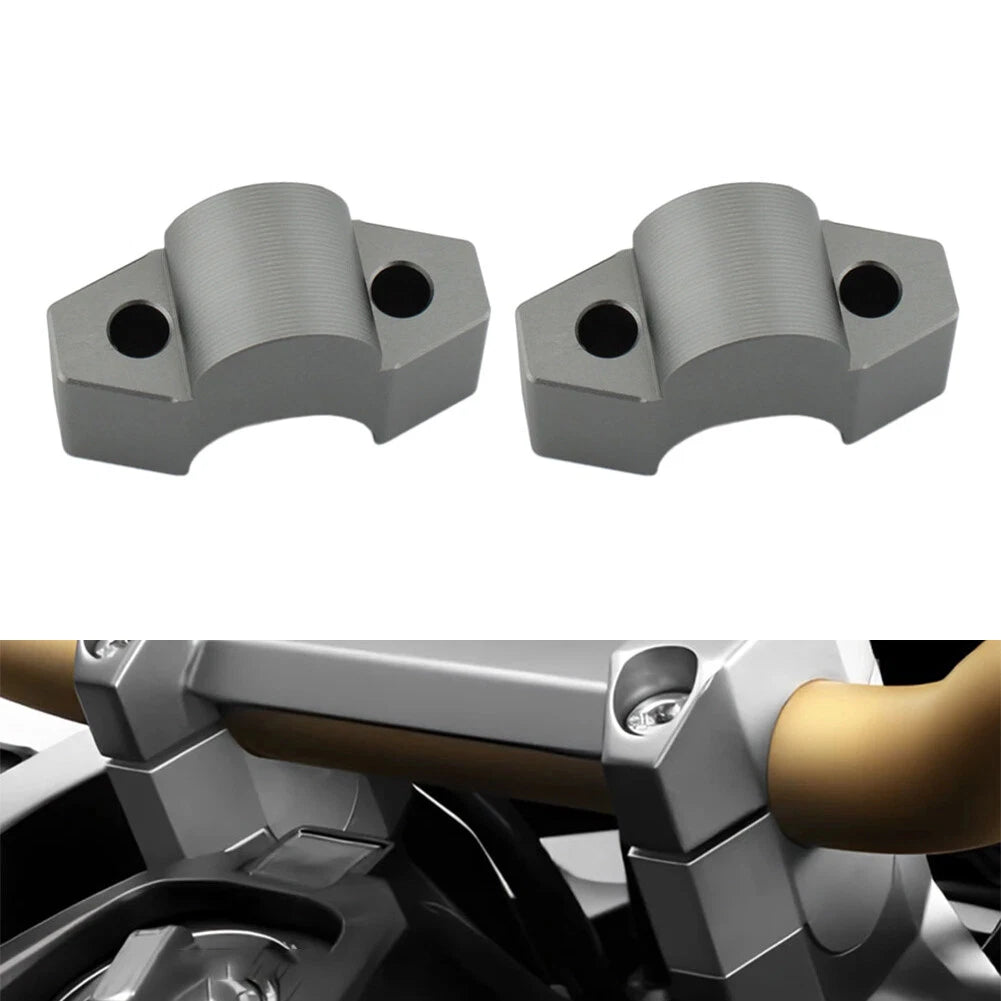 2X Handlebar Riser Clamp Mount Adapter for Honda X-ADV 750 (All Years)