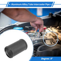 2.76" OD Intercooler Pipe for Universal Applications (0° Angle, Black)