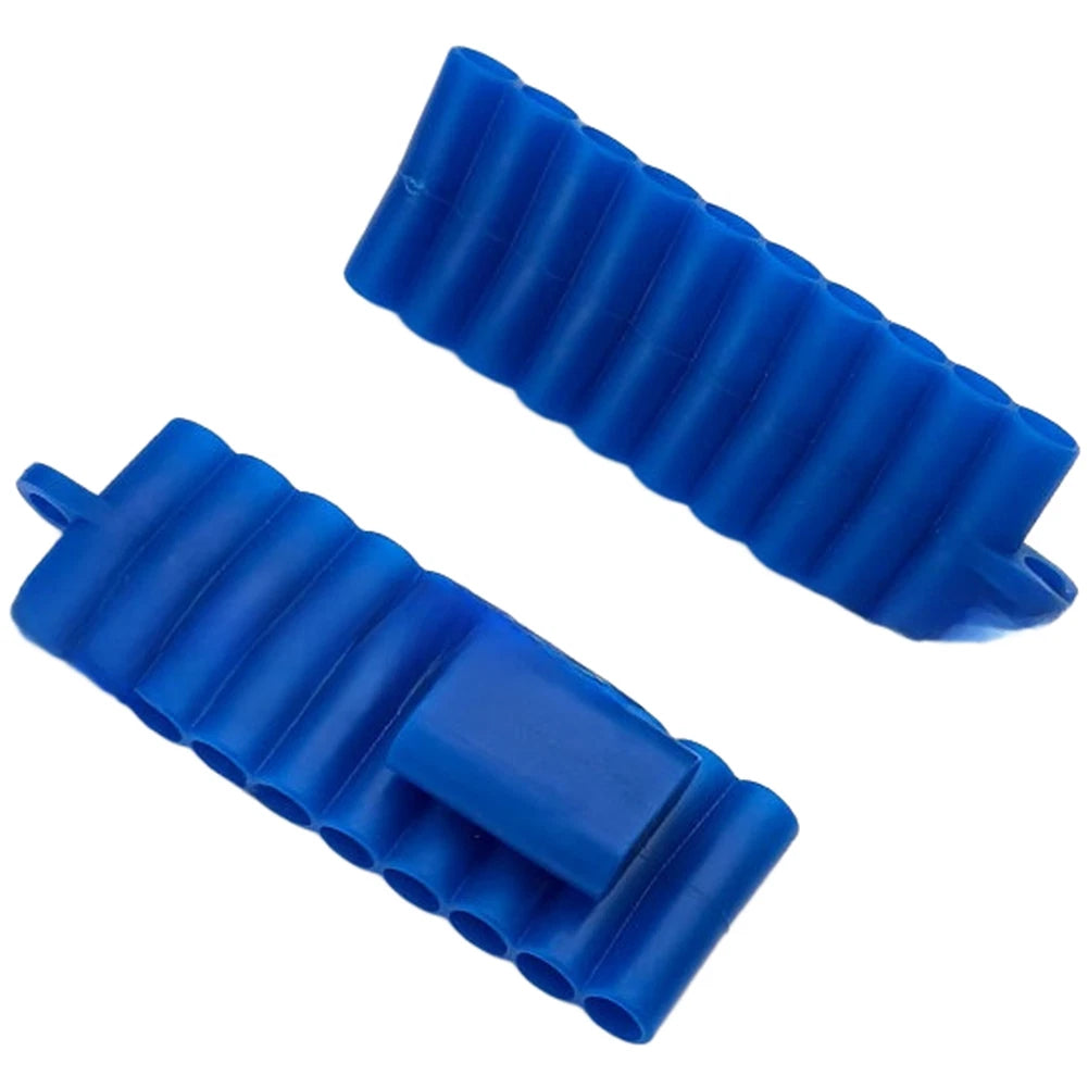 Tool Bit Storage Strip PVC 22 Holes for 1/4 in Shank Compatibility