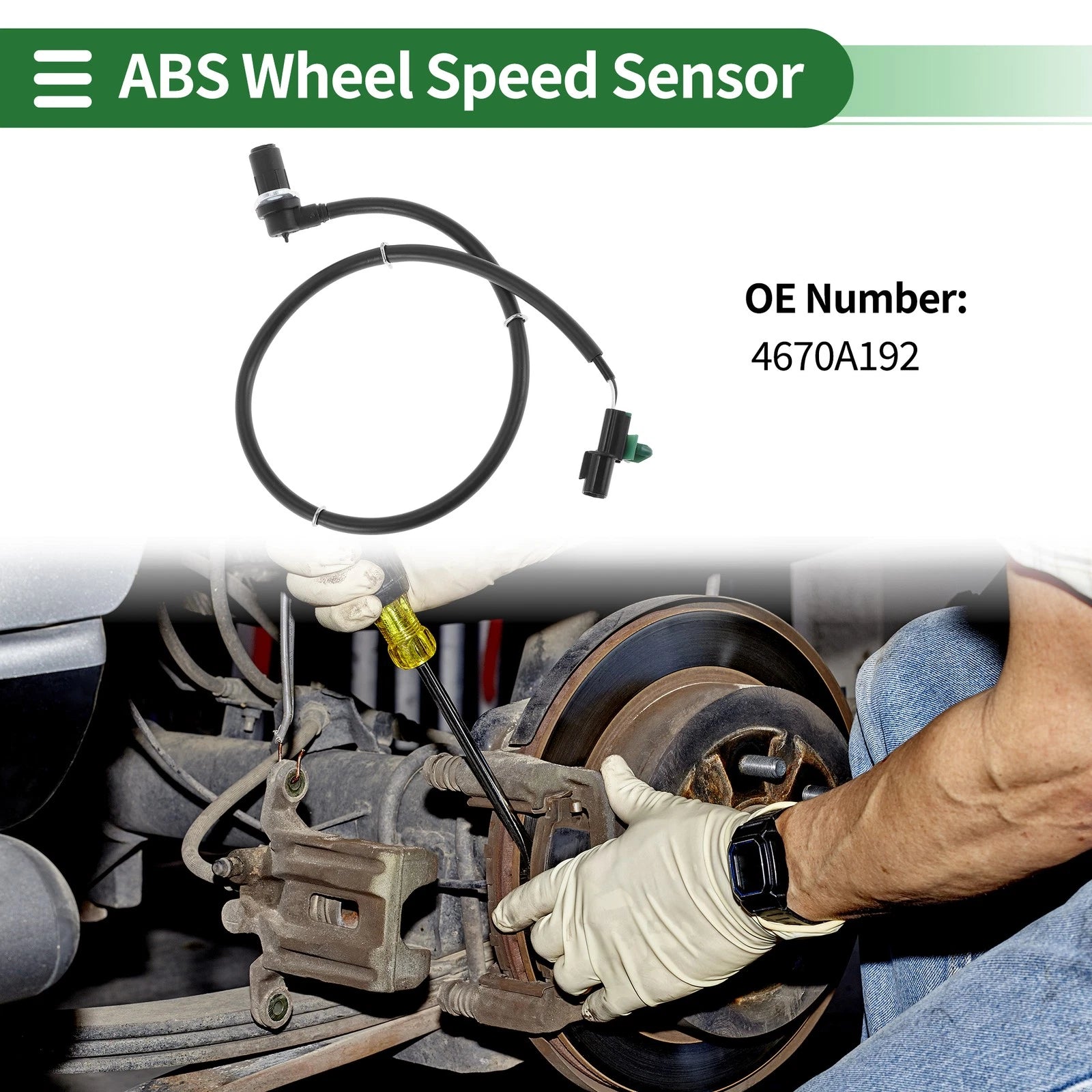 ABS Wheel Speed Sensor Replacement for Mitsubishi Pajero (2009–2016)