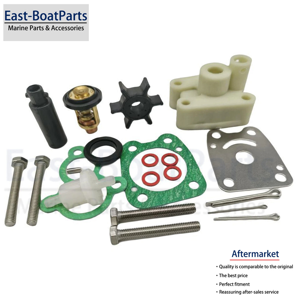Service Parts Kit for Yamaha Outboard 4HP F4A (1998–2009) - Impeller, Filter, Thermostat