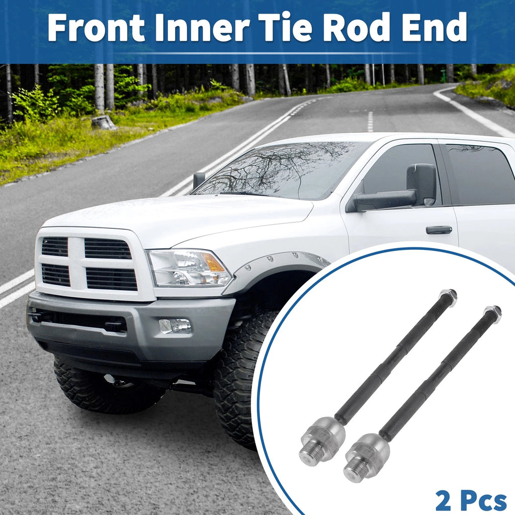 2pcs Front Inner Tie Rod End Links for Dodge Ram 1500 (2002–2005) No.EV407