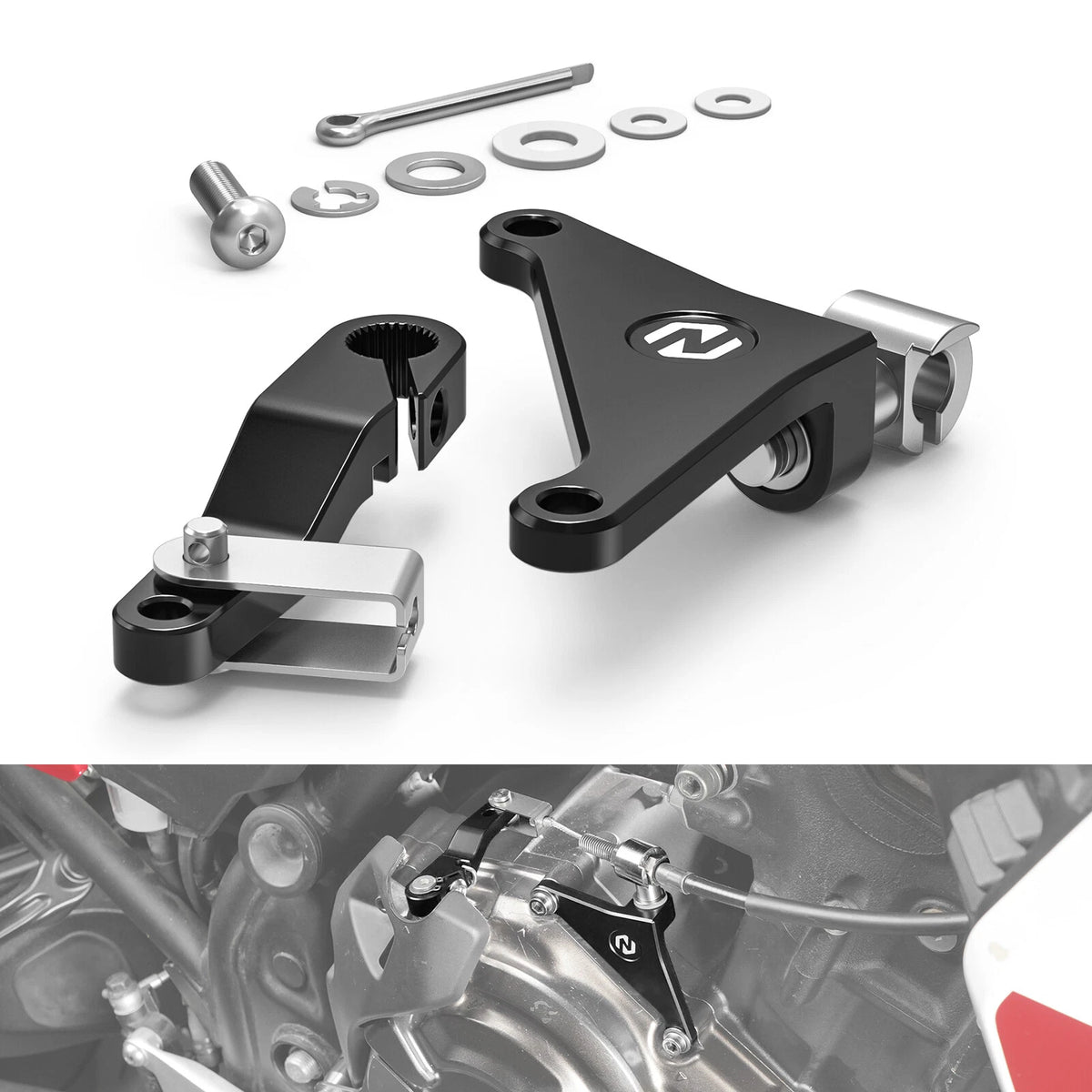 Anodized Clutch Arm & Bracket for Yamaha Tenere 700 (2019–2024)