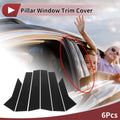 6 Pcs Door Pillar Window Trim Replacement for Audi A3 Sedan (2021–2025)
