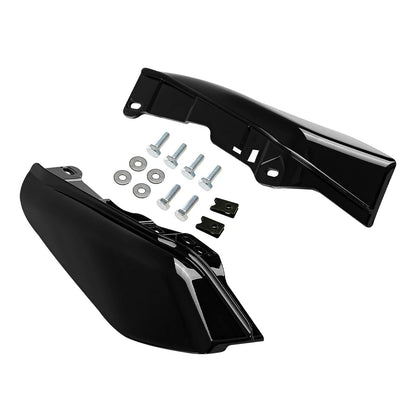 Black Mid Frame Air Deflectors for Harley Touring Street Glide (2017–2023)