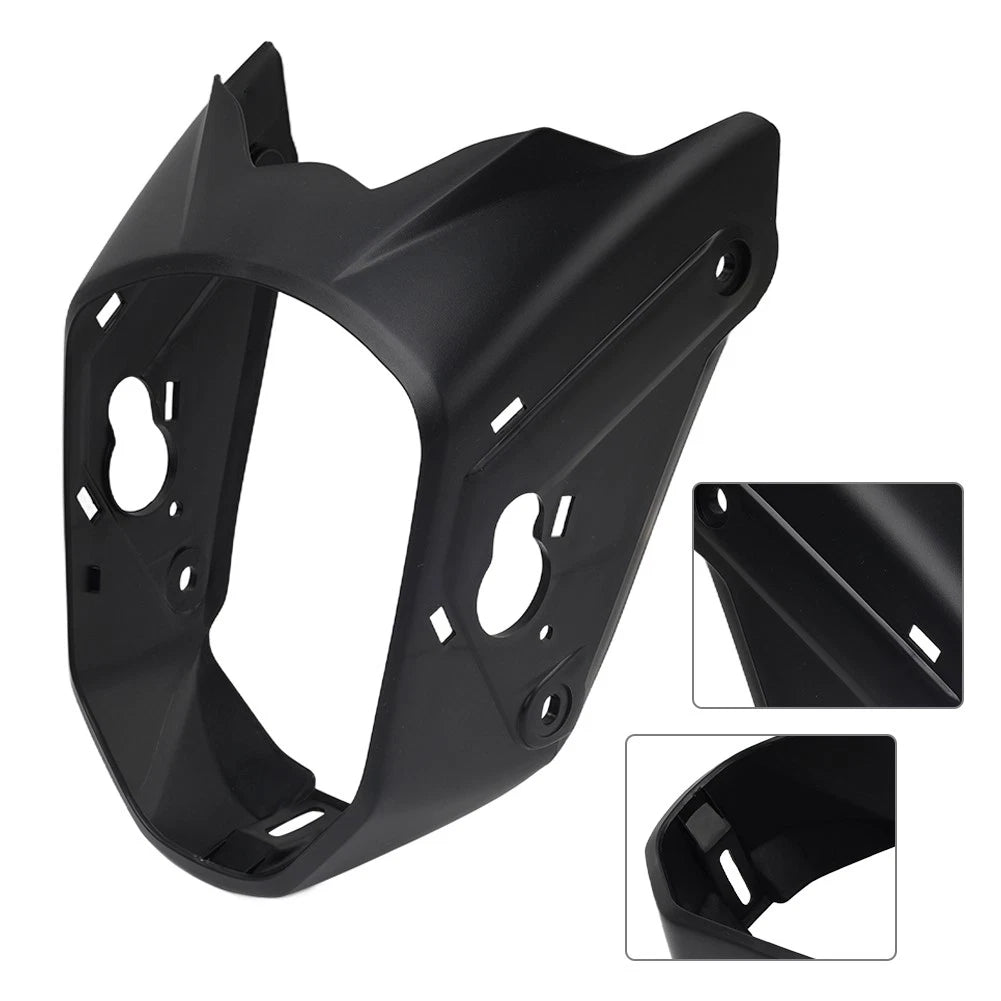 Matte Black Headlight Cowl Fairing for Honda MSX125 Grom (2013–2015)