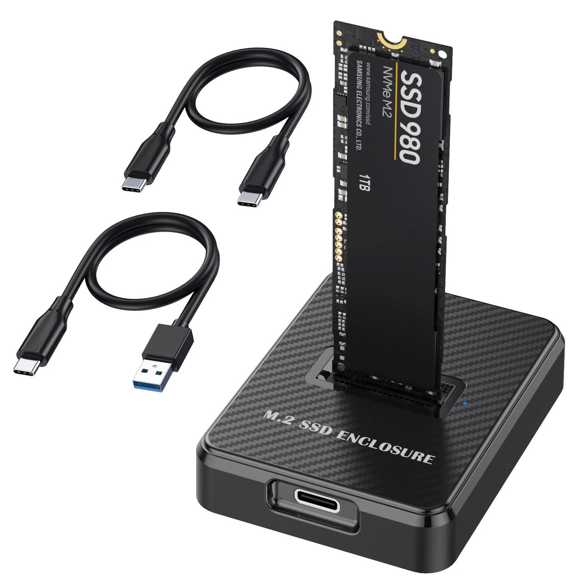 M.2 NVMe & SATA to USB C Dock Station Adapter (10Gbps)