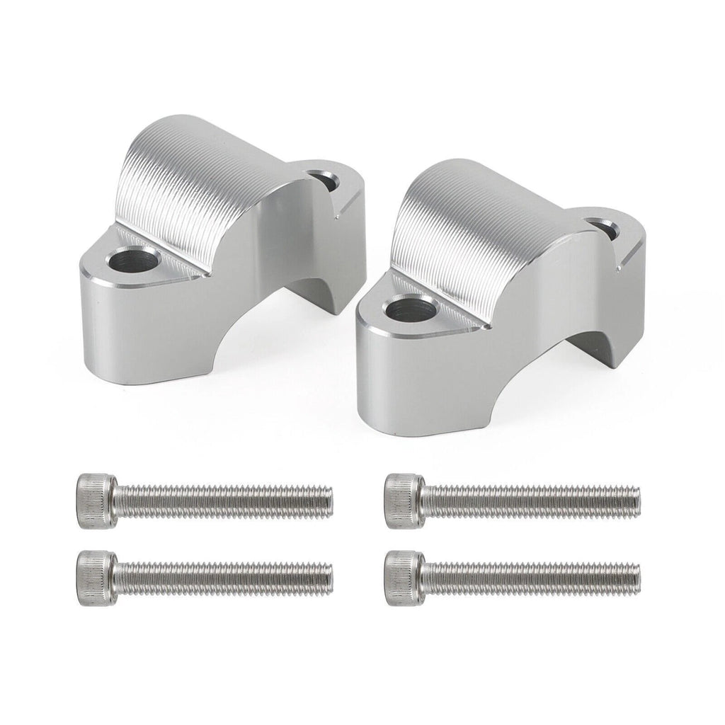 CNC Silver Handle Bar Clamp Riser for CF-Moto CF800MT (2021–2022)