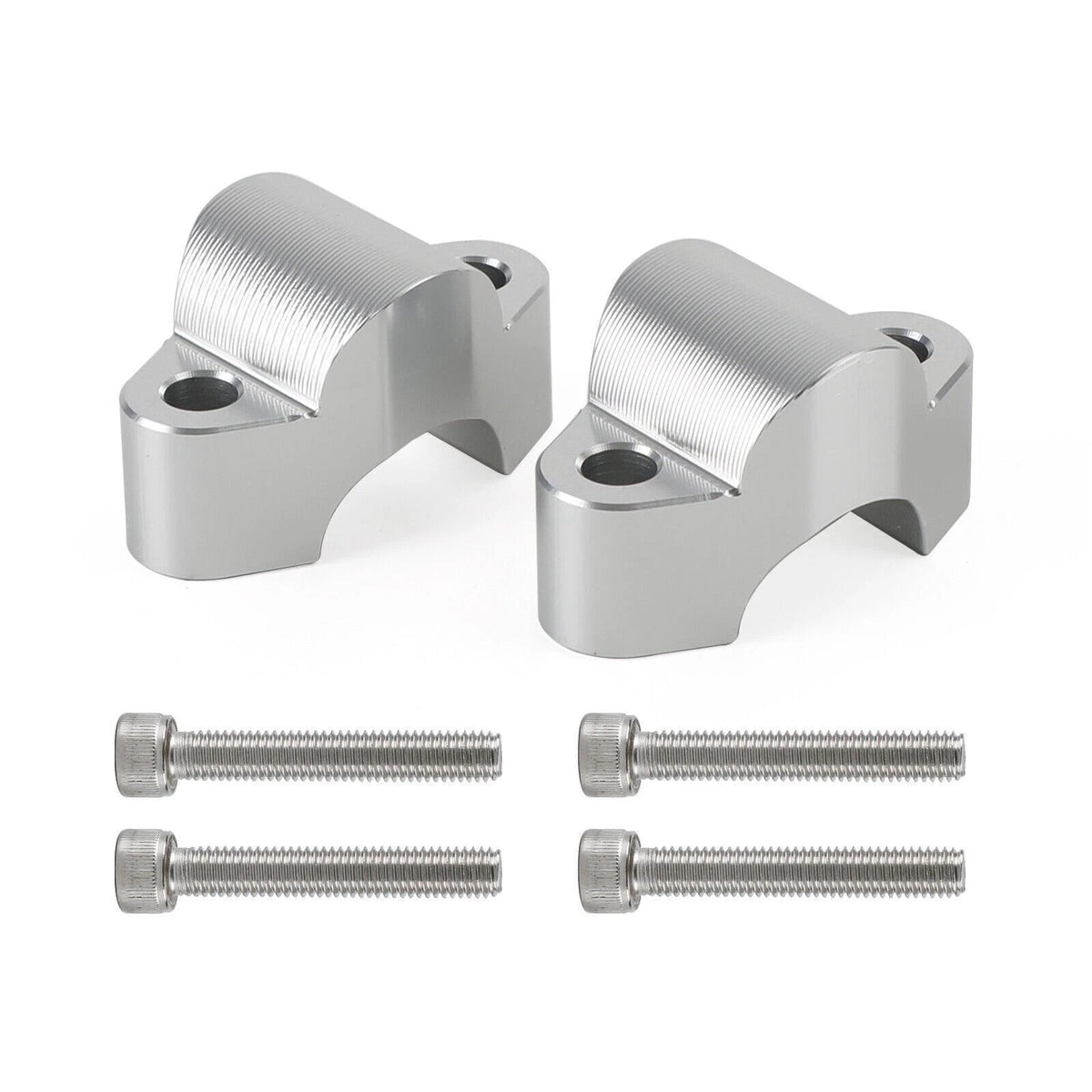 CNC Silver Handle Bar Clamp Riser for CF-Moto CF800MT (2021–2022)