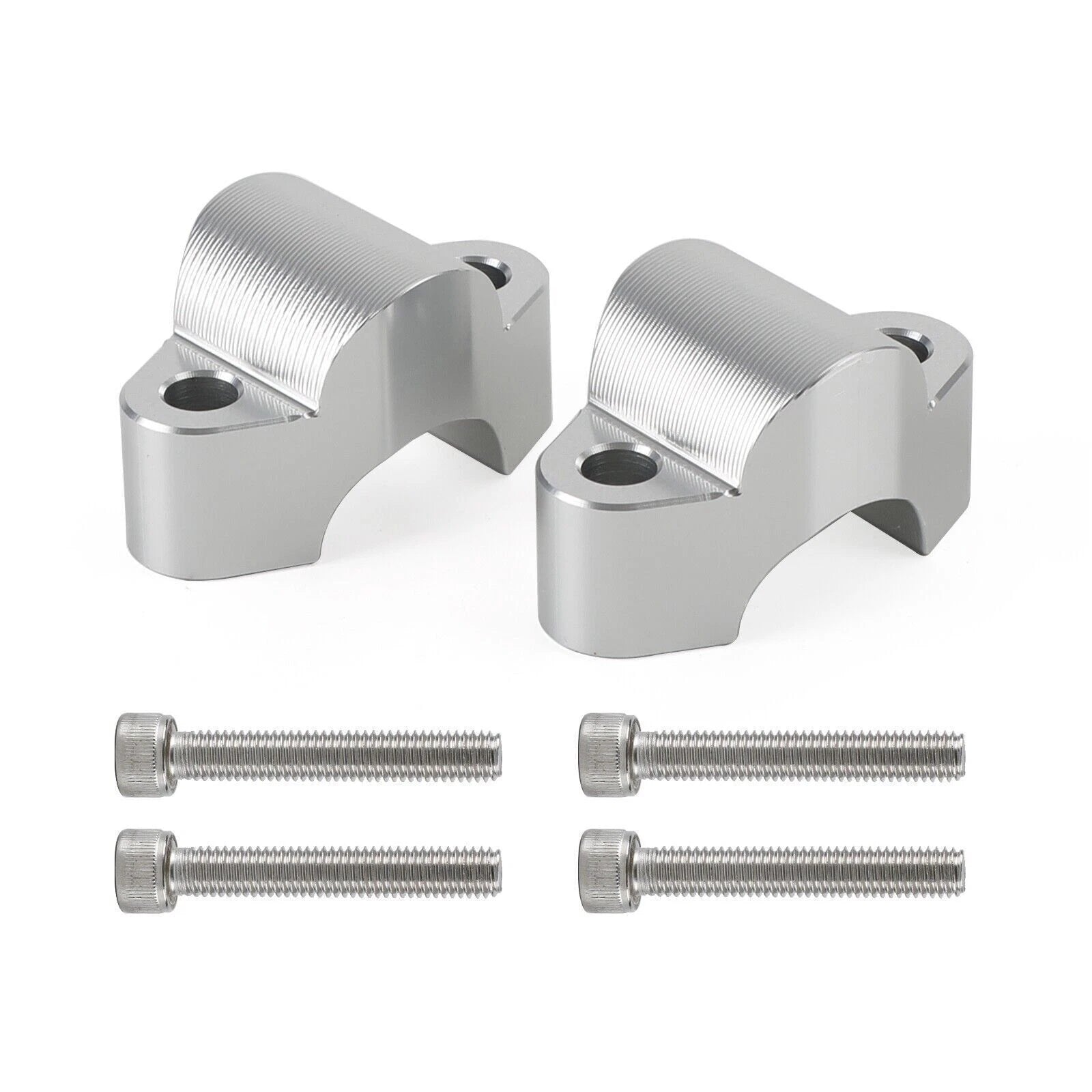 CNC Silver Handle Bar Clamp Riser for CF-Moto CF800MT (2021–2022)