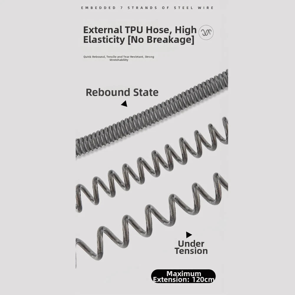 7x7 Steel Core Coiled Rope for Fishing Tools with Aluminum Ferrules
