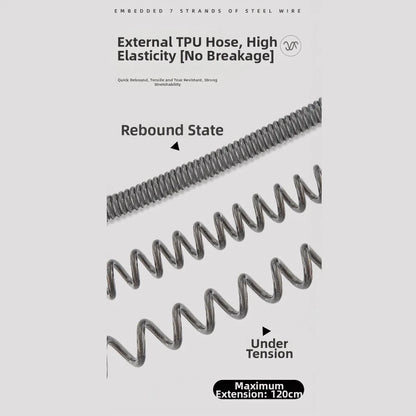 7x7 Steel Core Coiled Rope for Fishing Tools with Aluminum Ferrules