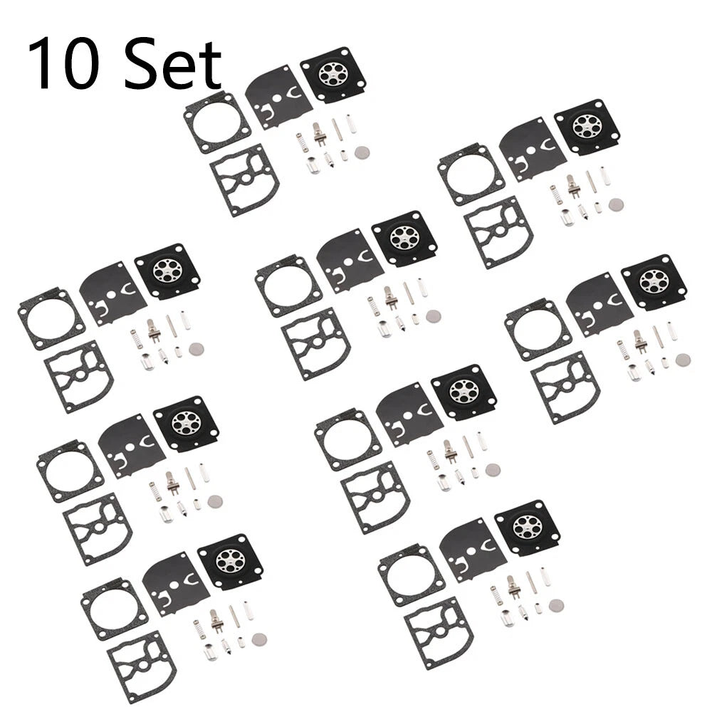 Set of 10 Carburetor Repair Kits for STIHL HS45 FS55 FS38 BG45 ZAMA RB-100