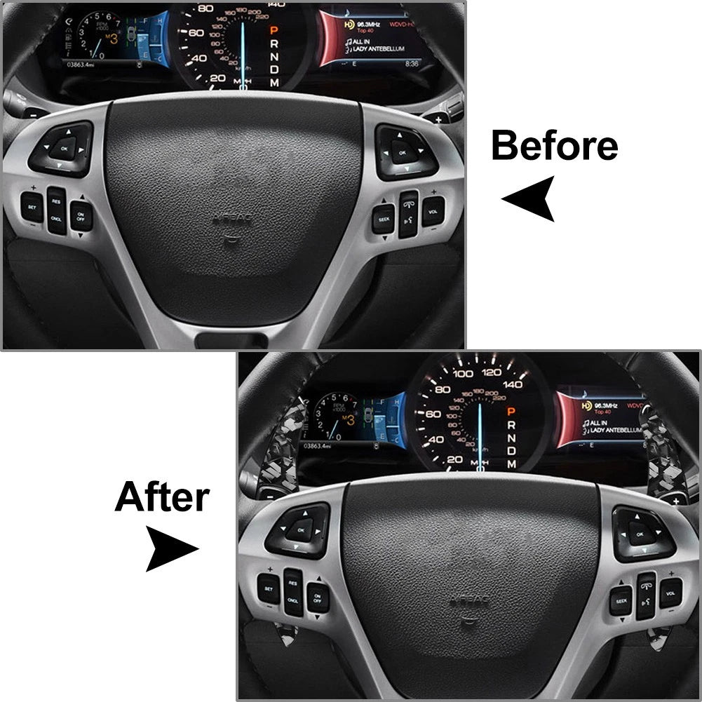 Steering Wheel Shifter Paddle Extensions for Ford Explorer (2013–2019)