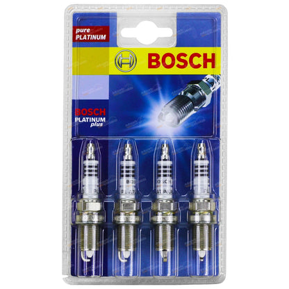 Set of 4 Bosch Spark Plugs for Mazda 626 GE 1992–1997 (FS 2.0L)