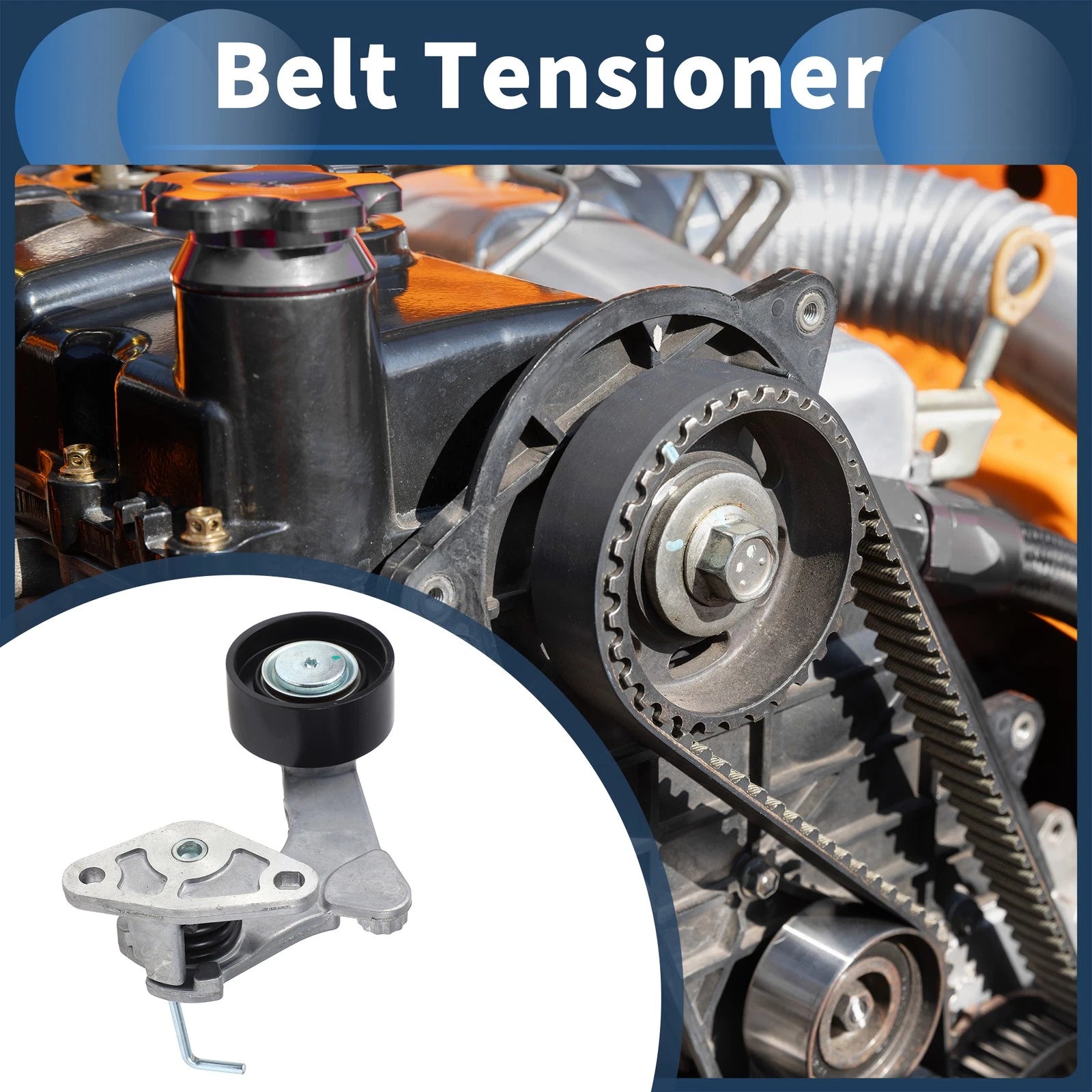 Belt Tensioner Replacement for Hyundai Sonata 2.0L Hybrid (2016–2019)