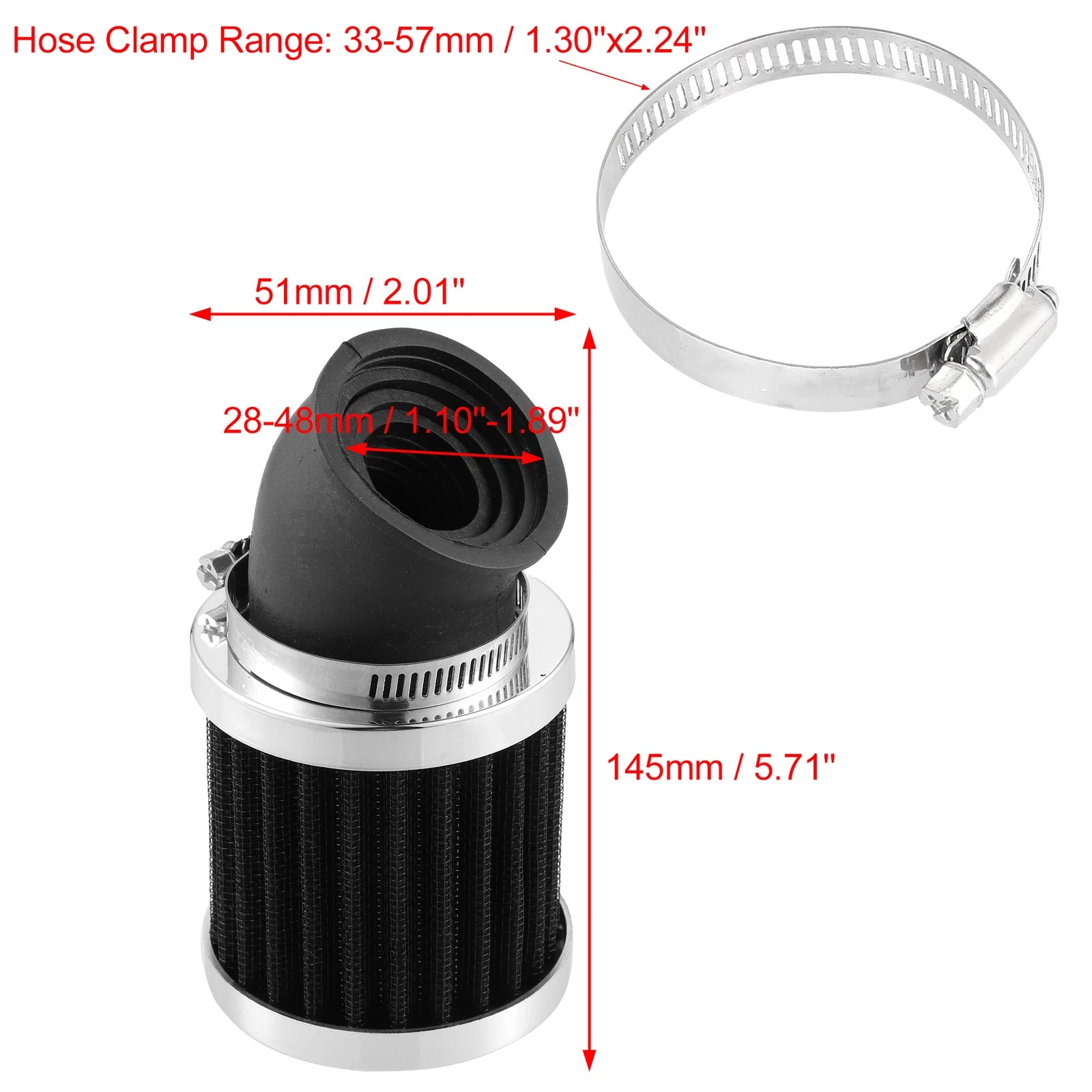 Air Filter for Honda (Universal 28mm to 48mm)