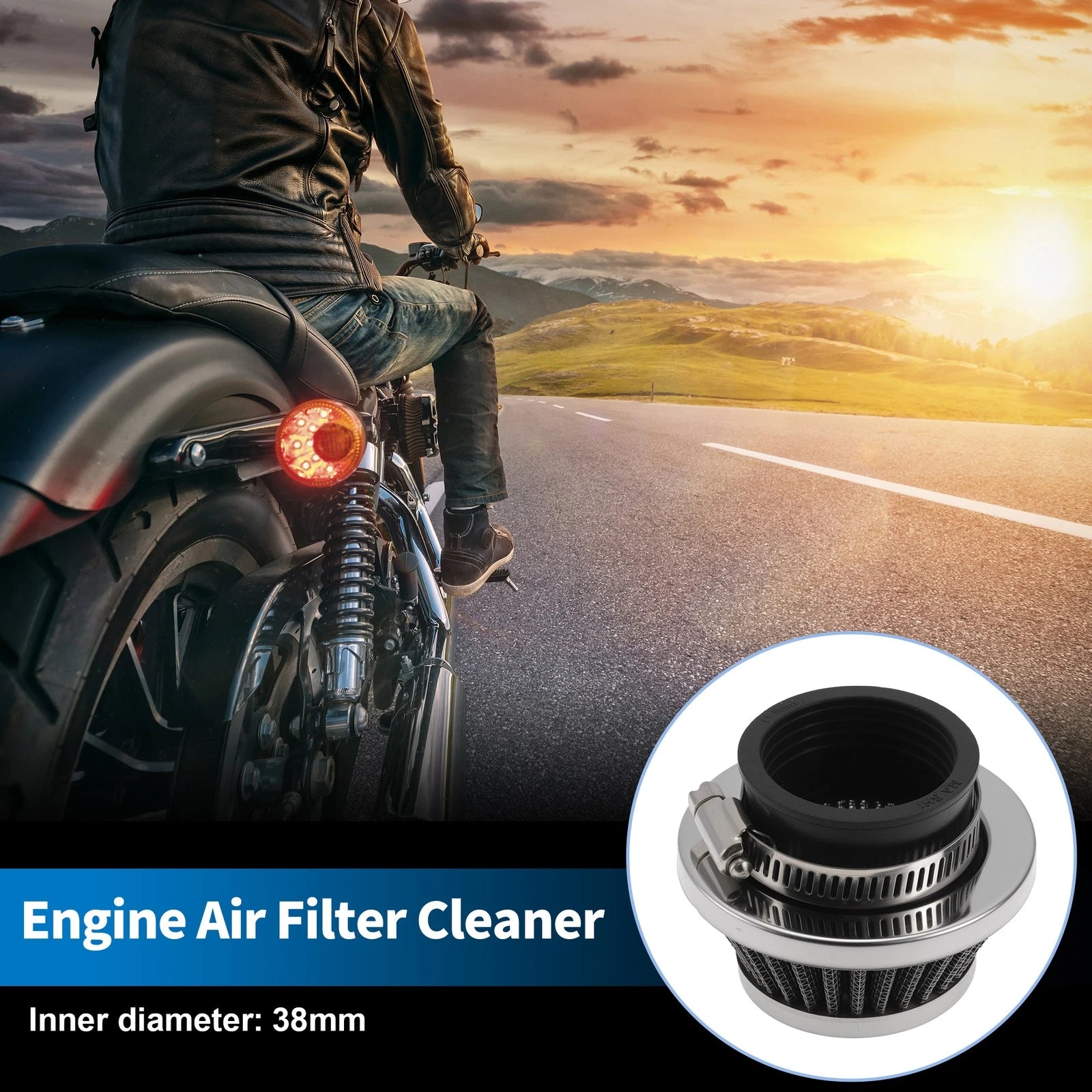 Air Filter for Motorcycle (38mm)