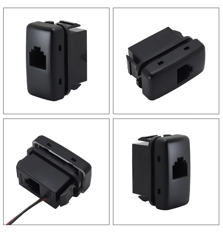 8Pin Radio Microphone Port Socket for Toyota FJ Cruiser 4Runner Tacoma Tundra