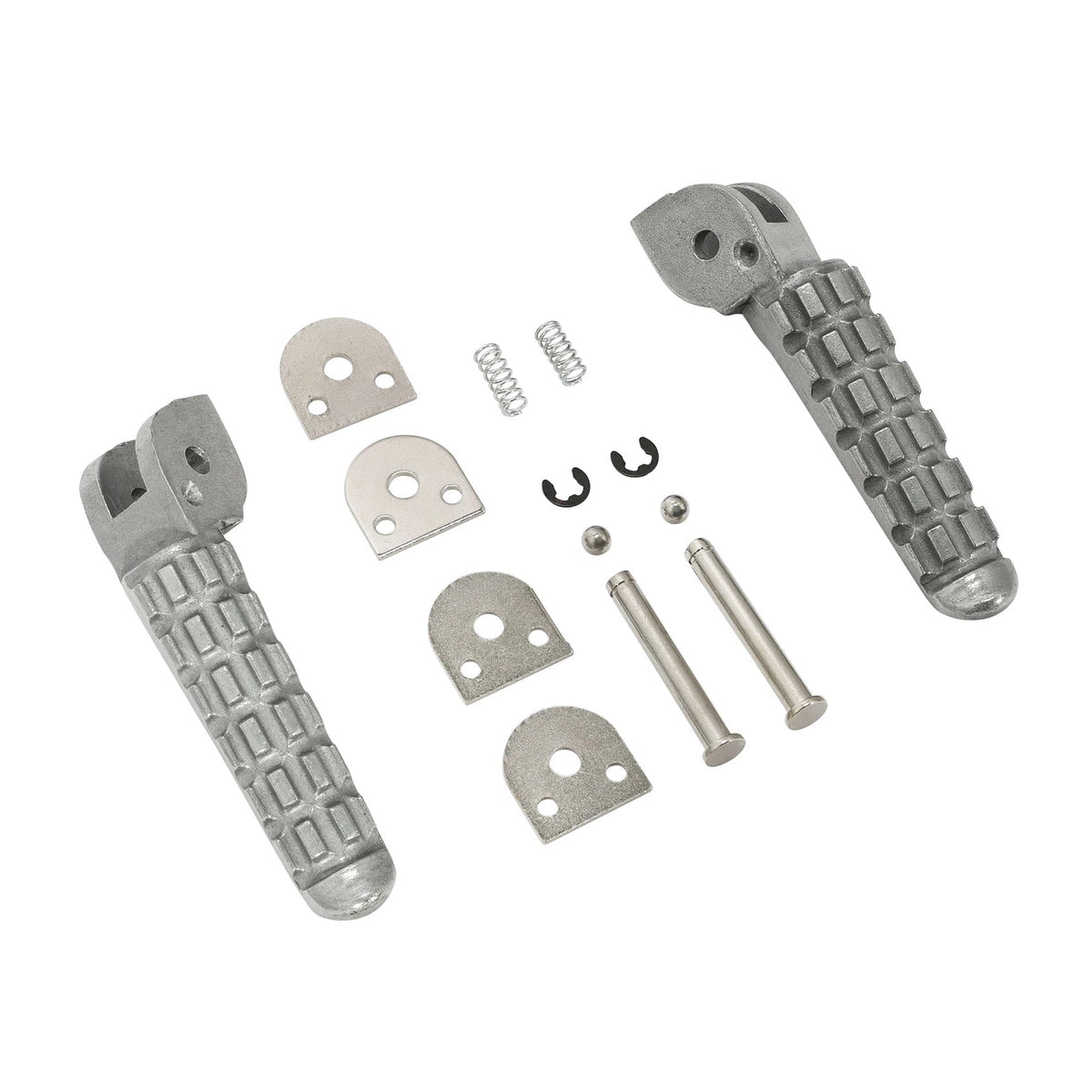 Passenger Footrests Footpegs for Ducati Monster 696 796 (2009–2014) Silver