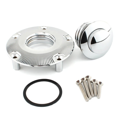Chrome Fuel Gas Tank Cap Cover for Harley X350