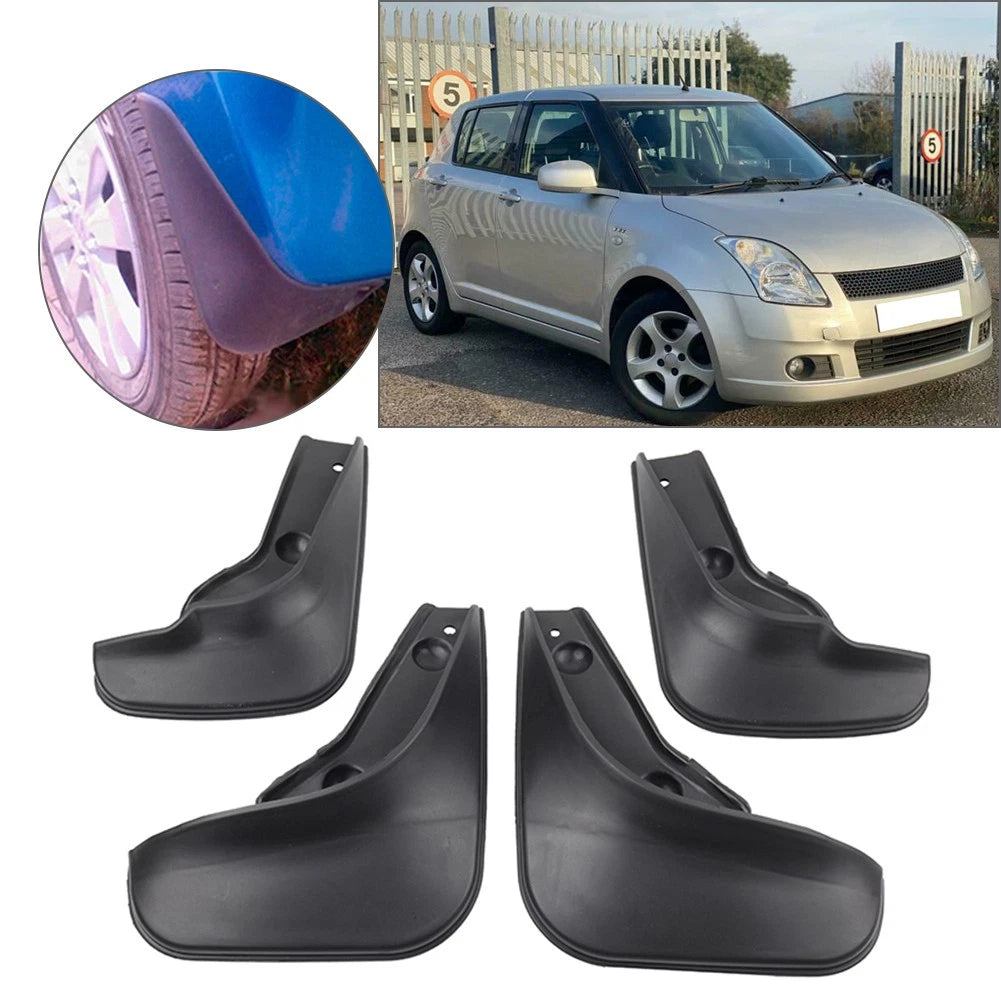 Set of 4 Wheel Mud Flaps Splash Guards for Suzuki Swift (2004–2009)