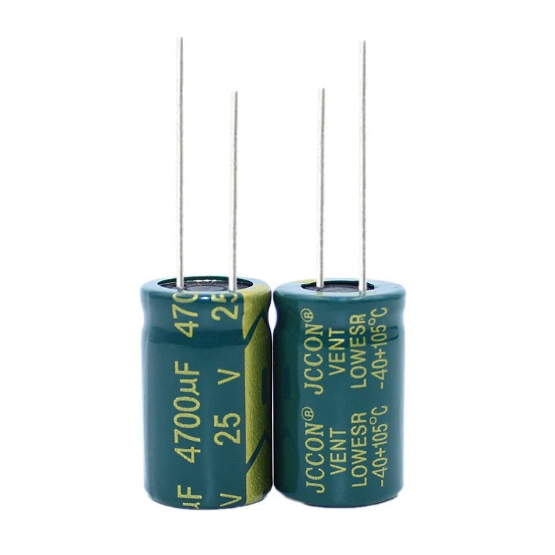 10pcs Low ESR Radial Electrolytic Capacitor 1uF to 22000uF (6.3V–450V)
