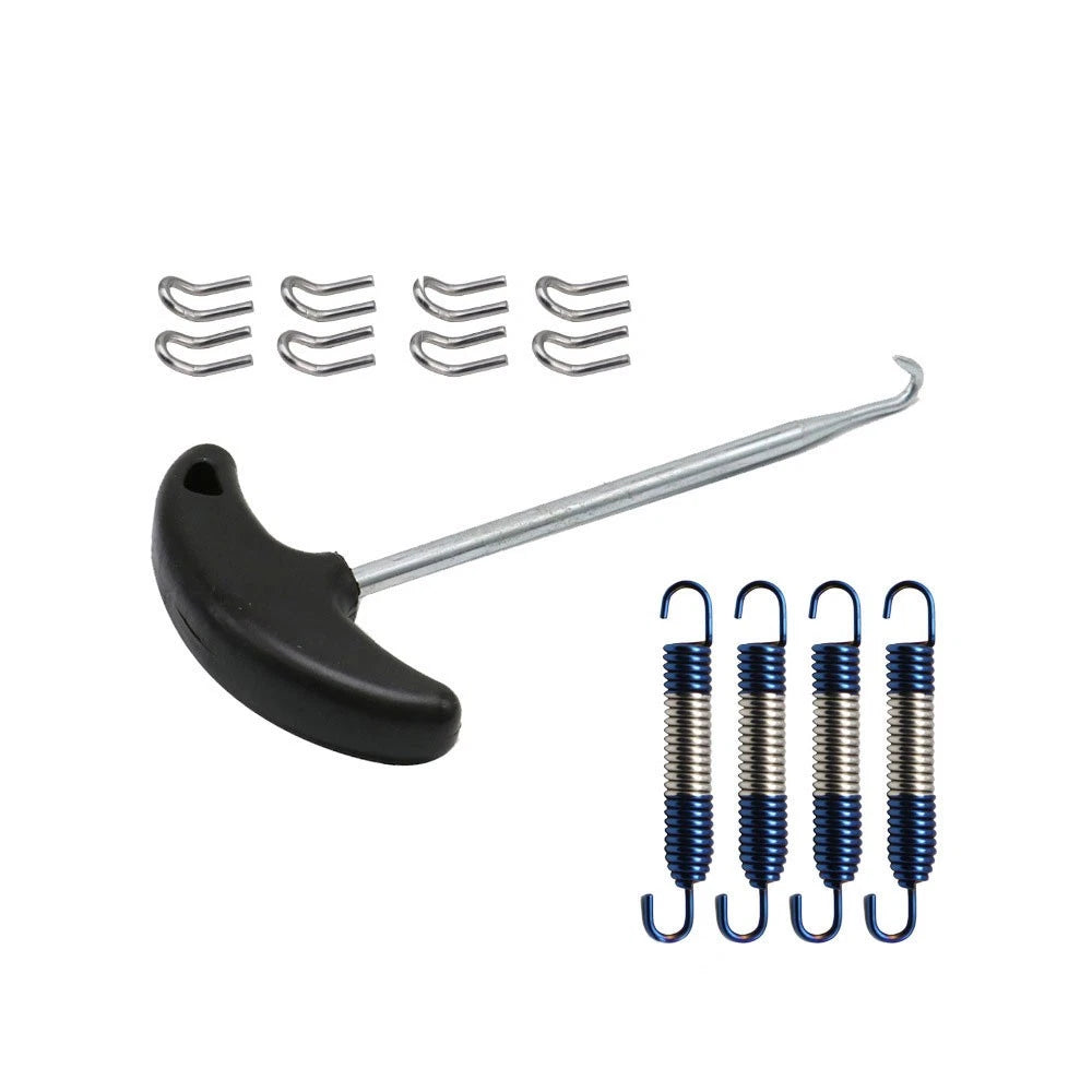 Exhaust Pipe Muffler Mounting Springs Hooks Kit for Universal Fit