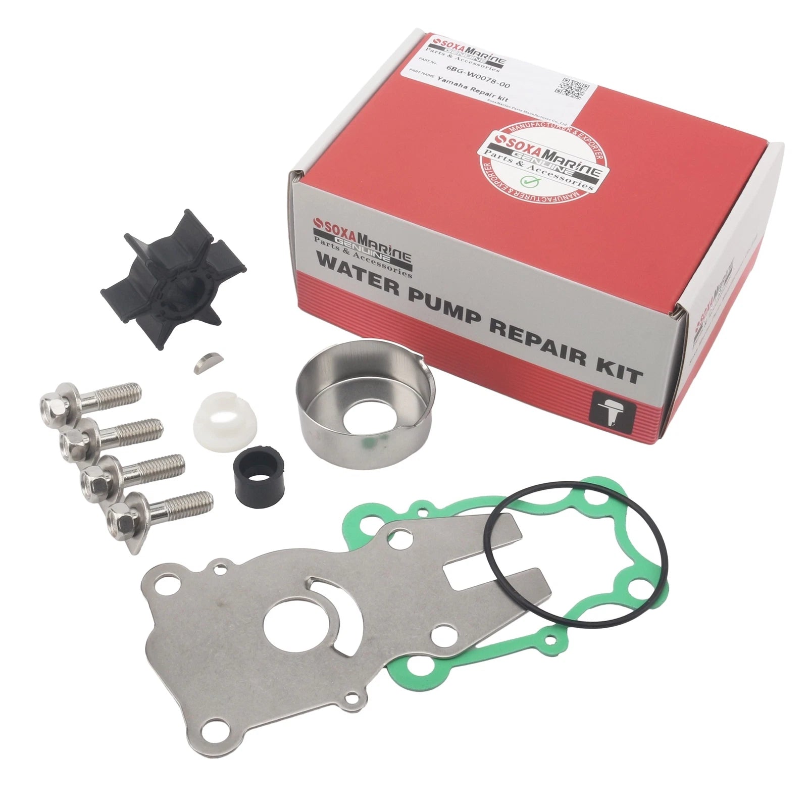 Soxa Outboard Water Pump Repair Kit for Yamaha 4-Stroke 30-40 HP