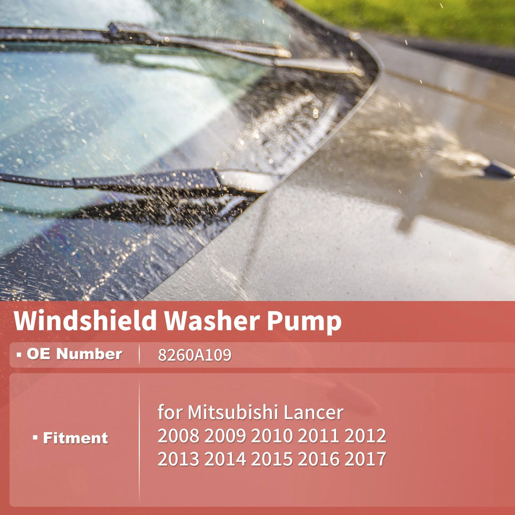 Windshield Washer Pump Replacement for Mitsubishi Lancer (2008–2017)