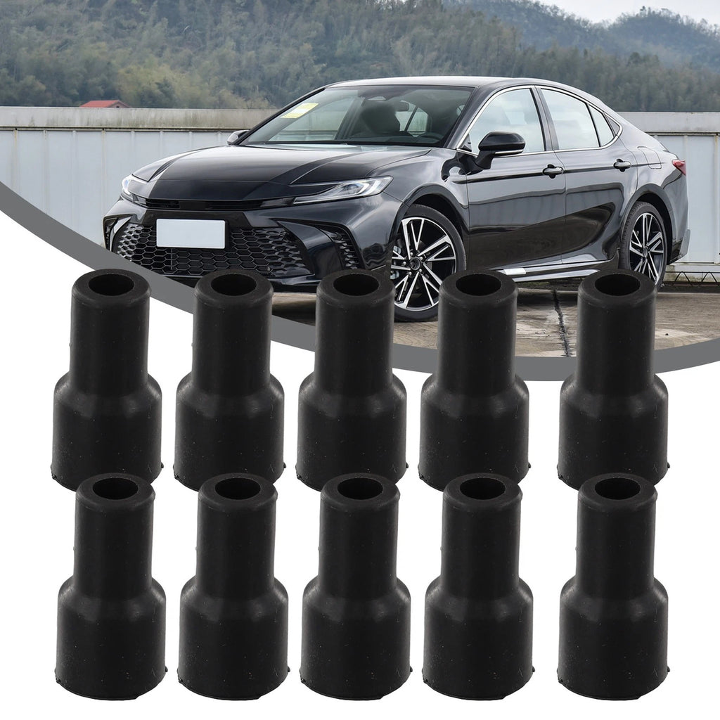 Set of 10 Rubber Spark Plug Connector Caps for (90919-11009)