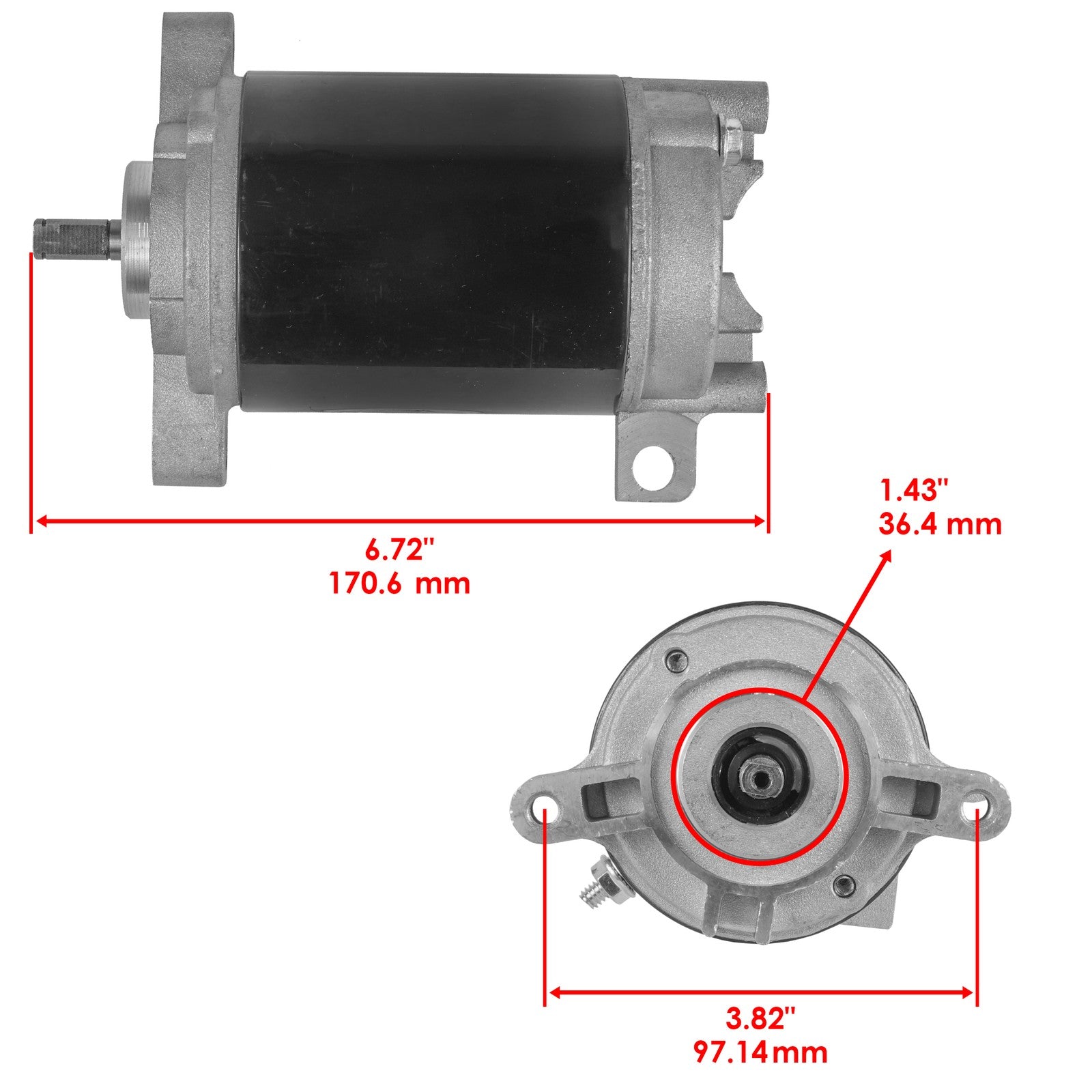 Starter Motor Replacement for Evinrude Outboard 90HP E90 (1995–2001)