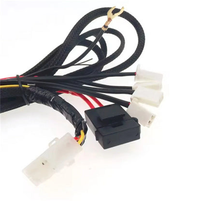 12V Car Seat Heating Pad Switch Wiring Harness 3 Level Universal