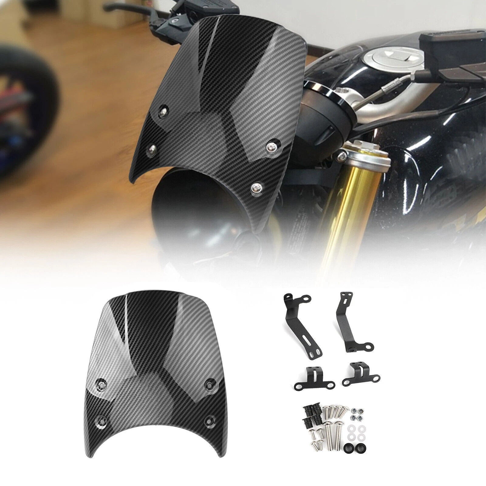ABS Windshield Headlight Fairing for BMW R Nine T (2014–2023) T9