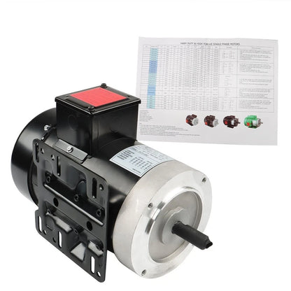 2 HP General Electric Motor 1800 RPM 3 Phase 56C Frame TEFC 230/460 Volt