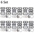Set of 6 Carburetor Overhaul Gasket Kit for B&S (797890, 499812, 699734, 699735)