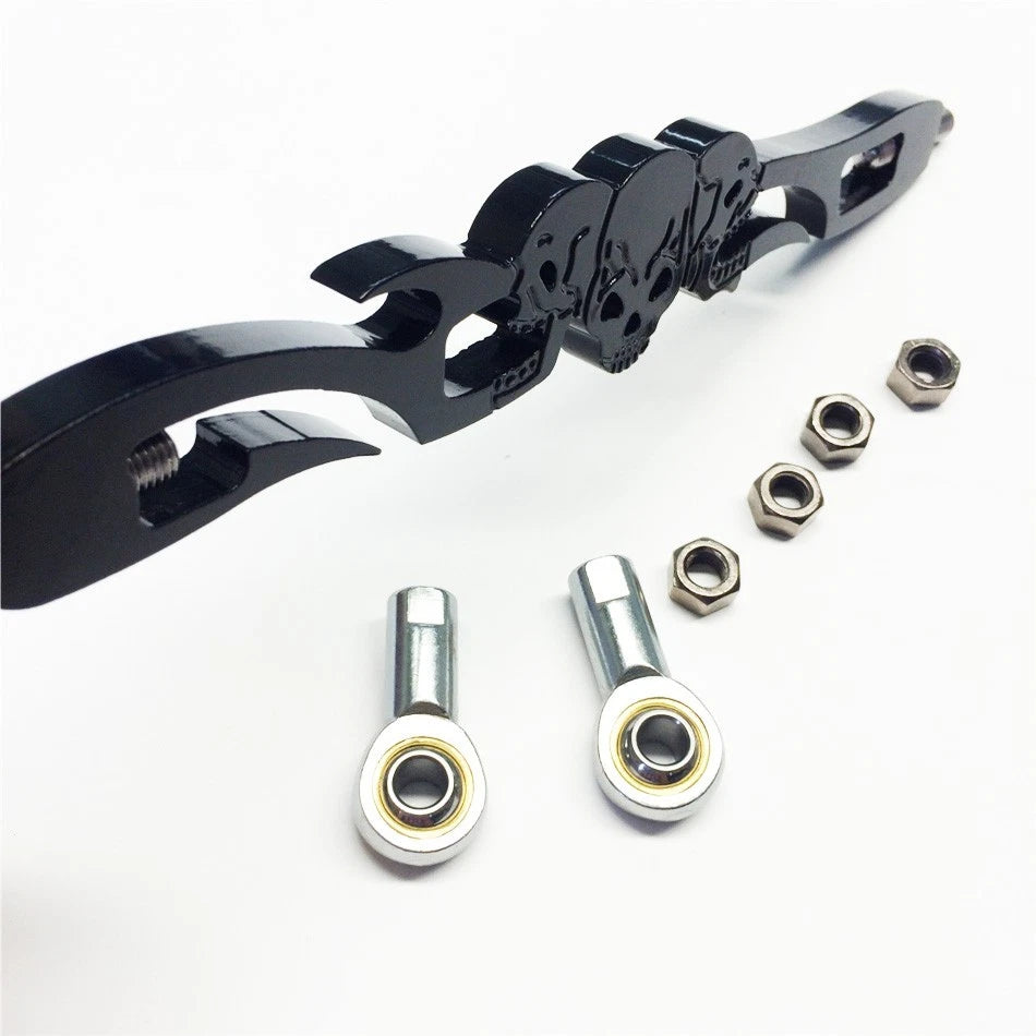 Black Skull Shift Linkage for Harley Davidson Softail FXDWG Dyna (2000–2017)