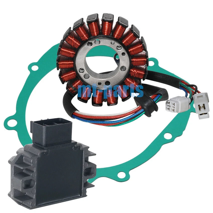 Stator Coil + Regulator Rectifier + Gasket for Arctic Cat DVX400 (2004–2008)