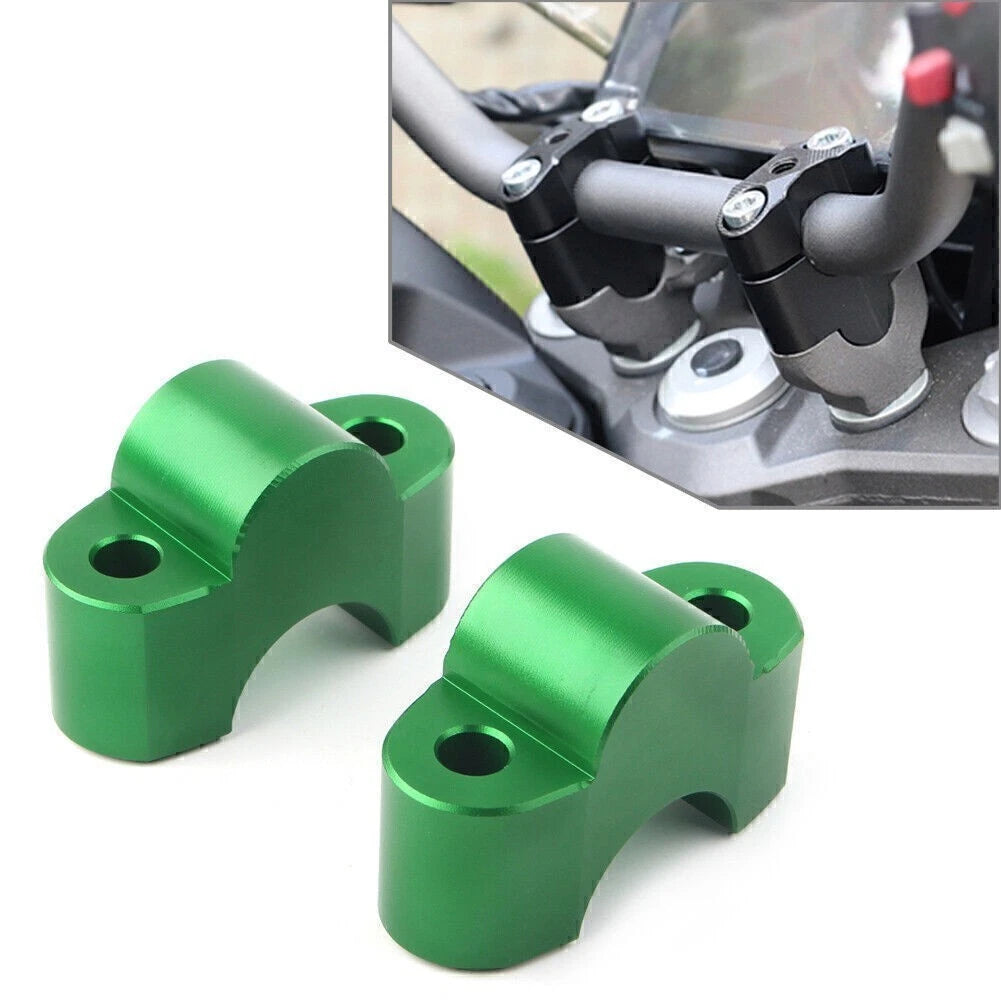 Handle Bar Riser Adapter for Kawasaki Z900RS (2018–2020) Green
