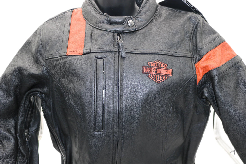 Harley-Davidson Women's Leather Jacket HWY-100 Waterproof (Large)