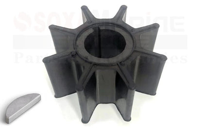 Water Pump Impeller with Key for Evinrude Johnson OMC 15HP (1990–2000)