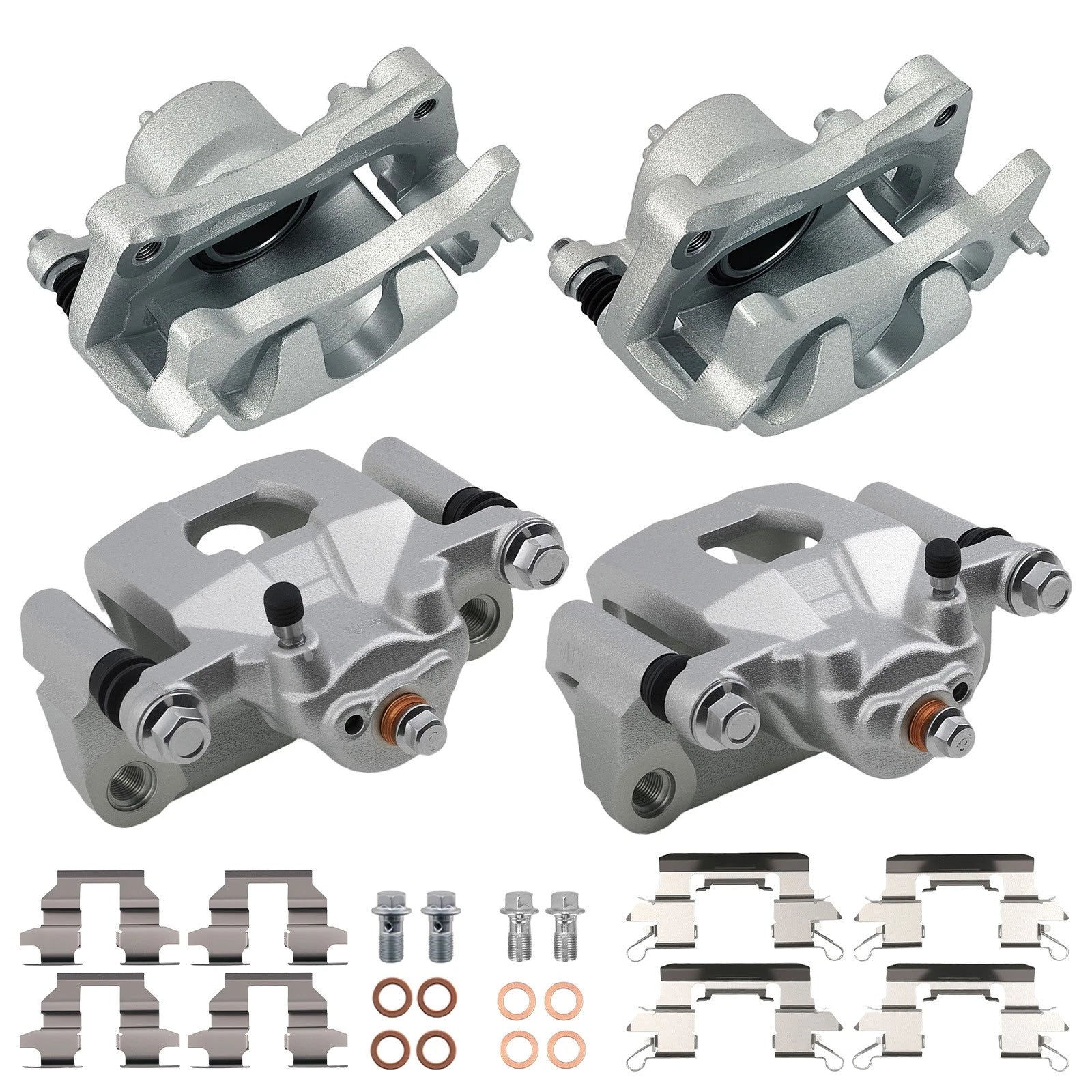 Front Rear Disc Brake Calipers for Nissan Altima (2013–2021) with Bracket